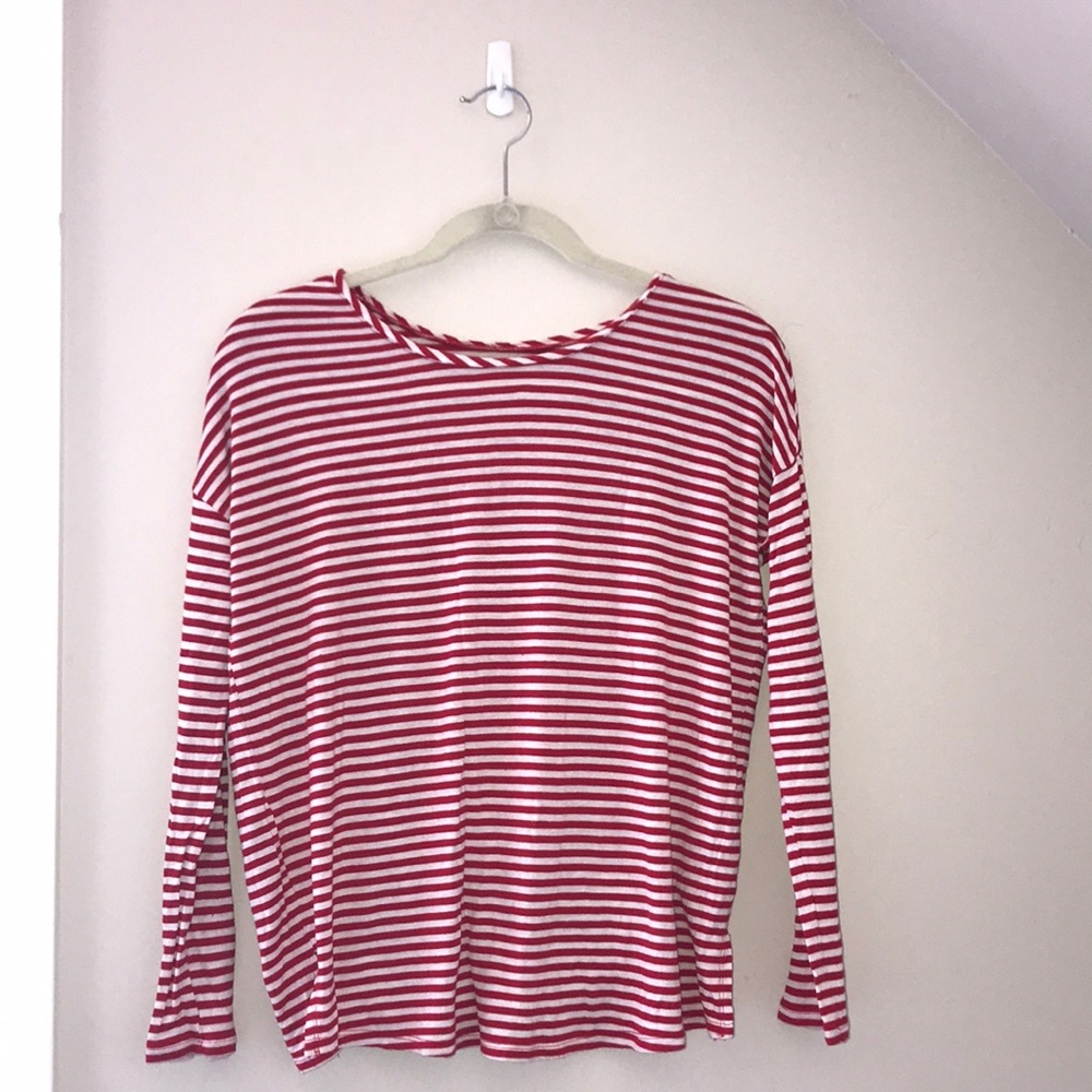 long sleeve striped shirt
